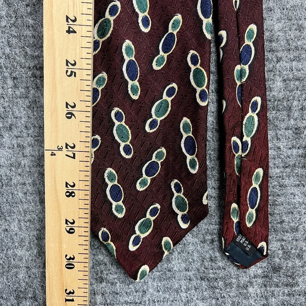 Benny Ricci Silk Tie Mens Vintage USA Made Luxury‎ Classic Retro Old Money Style